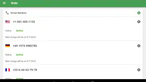 Wabi - Número telefone virtual screenshot