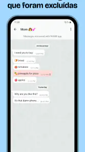 WAMR: mensagens apagadas screenshot