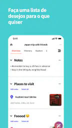 Wanderlog Organizador viagens 5
