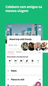 Wanderlog Organizador viagens screenshot