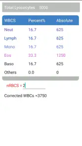 WBC Counter screenshot
