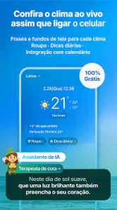 WeatherPop Português (+alarme) screenshot