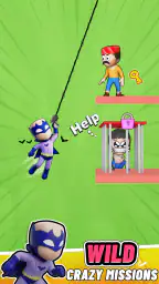 Web Flip Hero: Swing & Hit 3