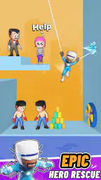 Web Flip Hero: Swing & Hit 4