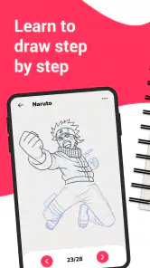 WeDraw - Como Desenhar Anime screenshot