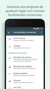 WhatsApp Business screenshot