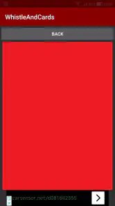 Whistle, Yellow & Red Card screenshot
