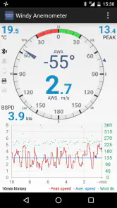 Windy Anemometer screenshot