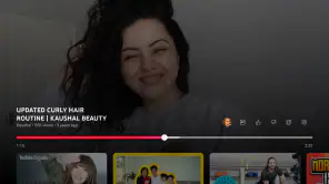 YouTube for Android TV screenshot