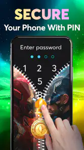 Zipper Lock Screen: Zip Locker screenshot
