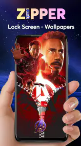 Zipper Lock Screen: Zip Locker screenshot