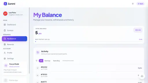 Zummi: Rewards & Surveys 8