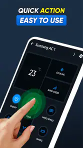 Сontrole de ar condicionado screenshot