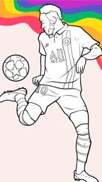 Futbol Boyama Kitabı 3