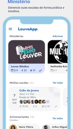 LouveApp - Ministérios 1