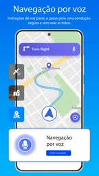 Navegador GPS com mapas e voz 3