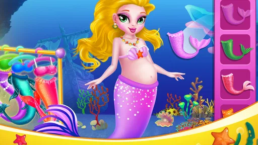 Mermaid Mommy Baby Care Game 5