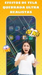 Haha Screen. Tela Quebrada 2