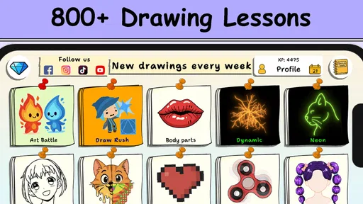 ArtLoop: Aprender a dibujar 3