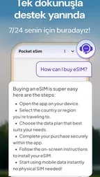 Pocket eSIM Yurt Dışı İnternet 6
