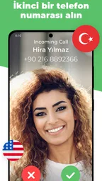 İkinci telefon numarası 2Phone 1