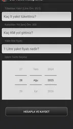 Oto Yakıt Hesaplama 2
