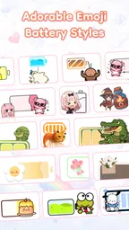 Emoji Battery: Cute Status Bar 1
