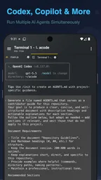 Acode — Terminal & AI Coding 3