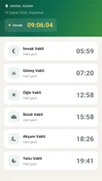 Dualar ve Sureler : Ezan Vakti 5