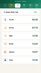 Dualar ve Sureler : Ezan Vakti 7