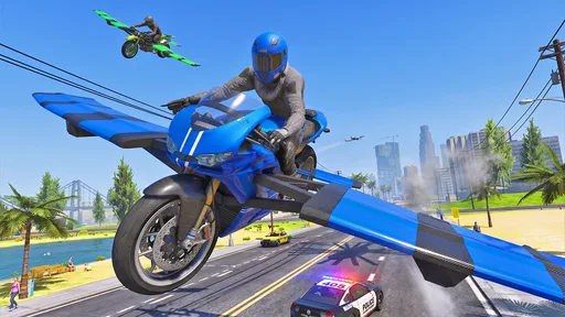 Flying Motorbike Simulator 3