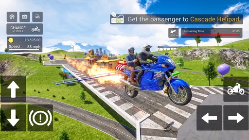 Flying Motorbike Simulator 4
