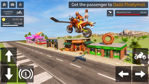 Flying Motorbike Simulator 5