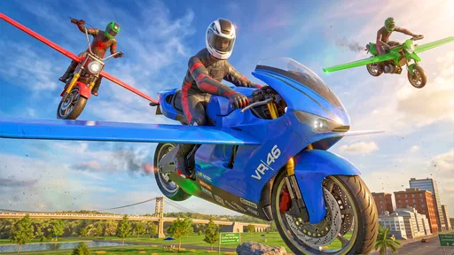 Flying Motorbike Simulator 6