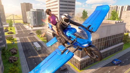 Flying Motorbike Simulator 8