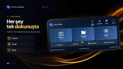 M3U & Xtream- P-IPTV PLAYER 1