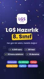 LGS Test - 8. Sınıf Hazırlık 8