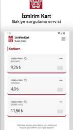 İzmirim Kart Bakiye Sorgulama 1