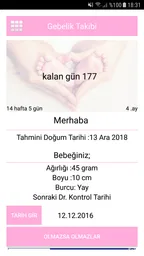 Gün Gün hamilelik Takibi 1