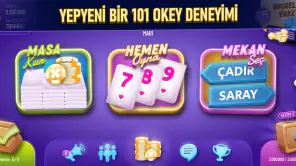 101 Okey Canlı - Online Yüzbir screenshot