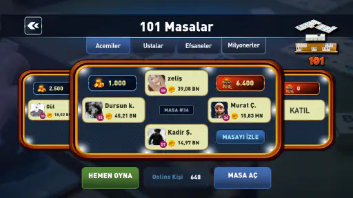 101 Okey Oyna - Sesli Muhabbet 3