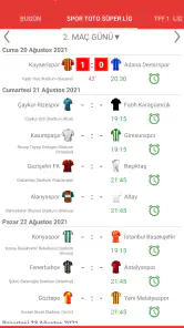 2026/2027 Süper Lig Canlı Skor screenshot