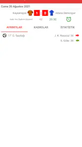 2026/2027 Süper Lig Canlı Skor screenshot