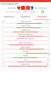 2026/2027 Süper Lig Canlı Skor screenshot