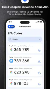 2FA Authenticator screenshot