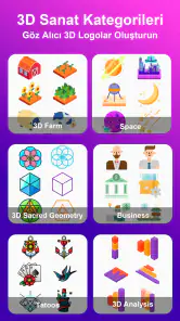 3D Logo Maker - Tasarım Logosu screenshot