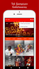 4K HD Galatasaray Duvar Kağıdı screenshot