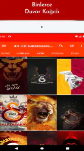 4K HD Galatasaray Duvar Kağıdı screenshot