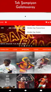 4K HD Galatasaray Duvar Kağıdı screenshot