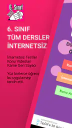 6. Sınıf Tüm Ders İnternetsiz 1